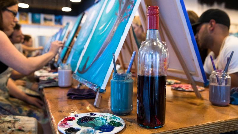 Boozy Art Class Leads To Federal Court Fight