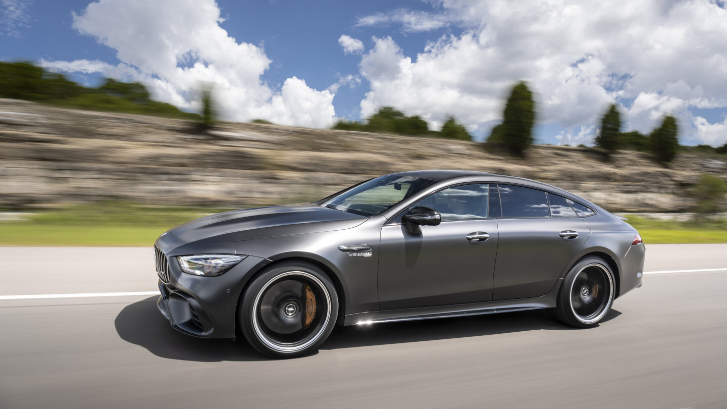 More Of A Good Thing Benz Delivers The 350k Gt 63s 4 Door Coupe