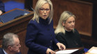 Michelle O’Neill speaks after being appointed Northern Ireland’s First Minister, during proceedings of the Northern Ireland Assembly.
