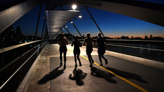 Goodwill Bridge is pedestrian-friendly. 