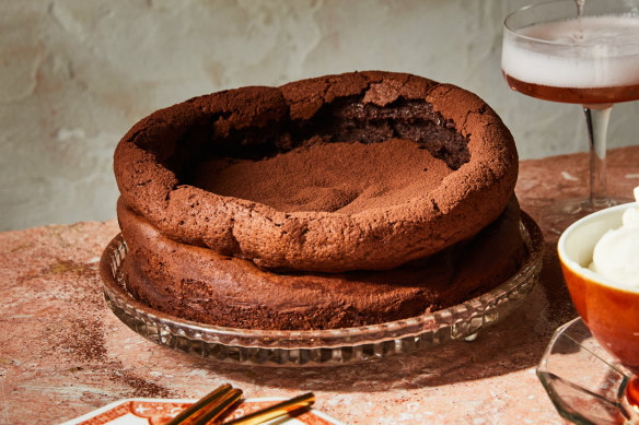 Emelia Jackson’s flourless chocolate souffle cake. 