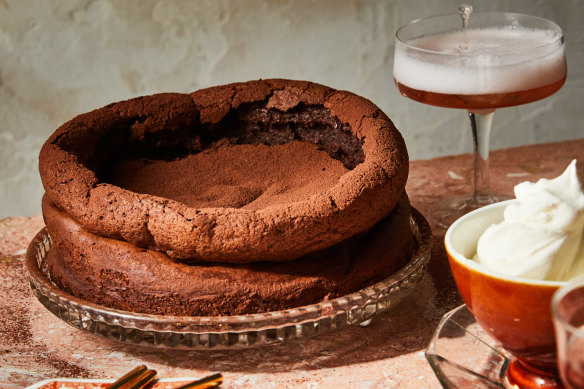 Emelia Jackson’s Flourless chocolate souffle cake.