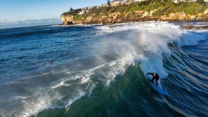 ‘You wait your whole life for these days’: Big-wave surfers enjoy Sydney’s huge swell