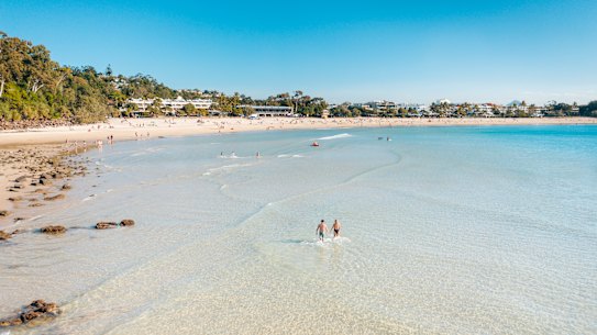 Sunny mornings at Main Beach.