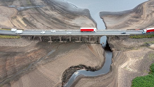 A reservoir in Glossop, England.