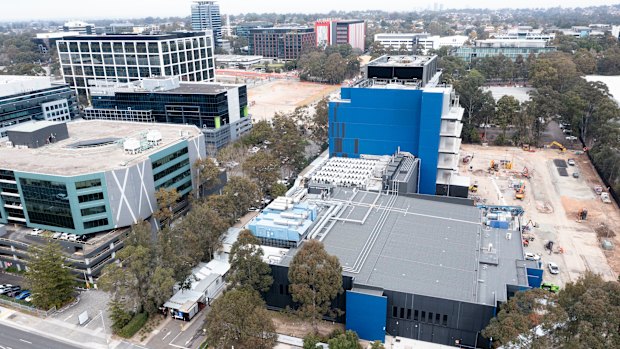 The Macquarie Telecom data centre in Sydney’s Macquarie Park.