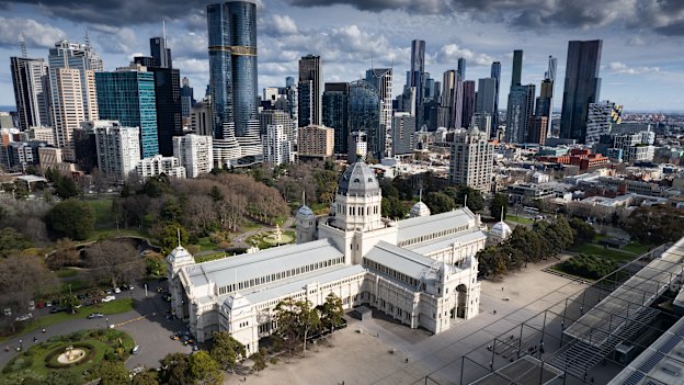Carlton and the Royal Exhibition Building.