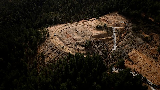 The abandoned Sunny Corner Mine near Bathurst, NSW.  Located 1250 metres above sea level, the site was once home to the largest gold and silver mine in NSW.