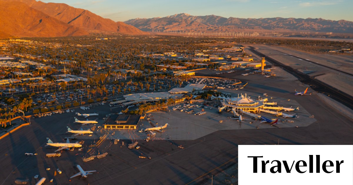 This must be one of America’s easiest – and most stylish – airports