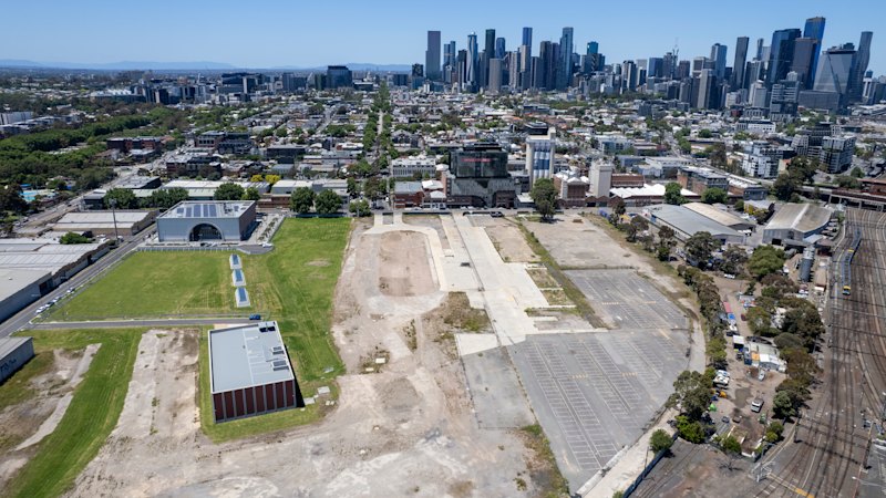‘Out of the station and into a paddock’: Arden station is open, so where’s the suburb?