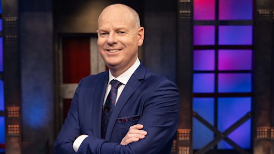 Tom Gleeson returns in the second season of Hard Quiz Kids.