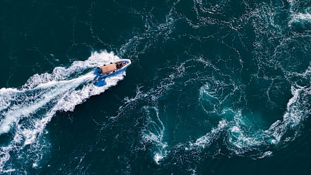 Whirlpools appear and disappear due to the Kimberley’s exceptionally high tides.