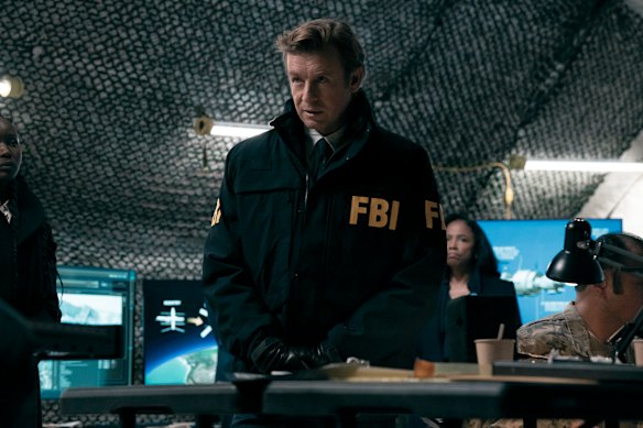 Simon Baker as Benton Wesley in Scarpetta.