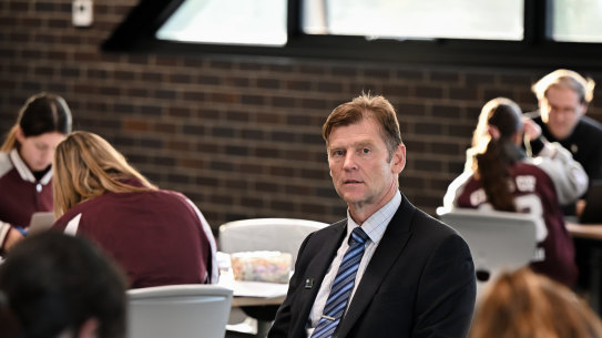 Mark Robertson, principal of Oakleigh Grammar.