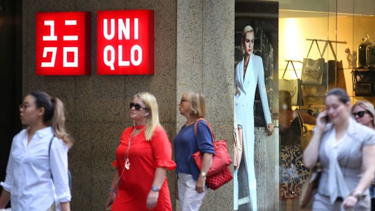 Uniqlo is in demand all year round.