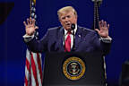 President Donald Trump speaks at Salute to America, an Independence Day event honoring the nation's 250th anniversary