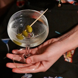 Martinis are a specialty at stalwart Melbourne bar Gin Palace.