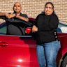 Raj Raman and his wife Rathiga Thiagarjan and adult son Rajmallan Thiagarajan outside their Riverstone house.