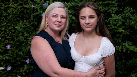 Amanda Kercher Hack and her daughter Scarlett Hack - the first child to have a heart transplant at the Childrens Hospital at Westmead.