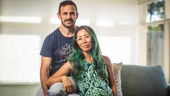 Seaford couple Aki Mochizuki and Mark Giliam have a toddler, Ayla and a baby on the way and say an increase in childcare subsidies and paid parental leave would greatly benefit them.