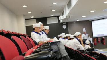 Le Cordon Bleu Brisbane academic director Paul Picksley said if students showed passion and dedication to the industry, they would be accepted into the school, rather than being judged only by academic results.