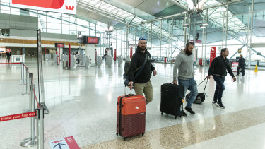 Domestic air traffic is slowly starting to recover. 