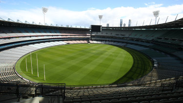 The prospect of holding this yearâ€™s grand final at the MCG remains precarious.