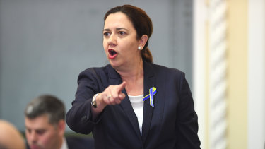 'No-one will forget Talieha, Will or Caitlin' Annastacia Palaszczuk tells state parliament.