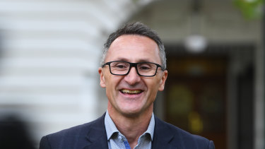 Greens leader Richard Di Natale had a good day in the end.