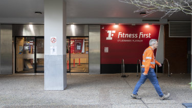 Fitness First in St Leonards has been closed due to coronavirus concerns. 