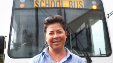 Pauline Menczer drove a school bus north of Byron Bay until her autoimmune disease meant she had to leave the job during the pandemic and become a carer. 