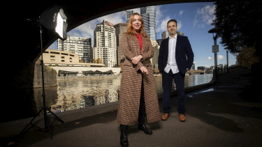 Hannah Fox and Gideon Obarzanek, co-artistic directors of Melbourne's new major arts festival Rising, coming next year.