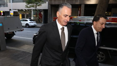 John Sidoti arrives at the ICAC in Sydney on Friday.