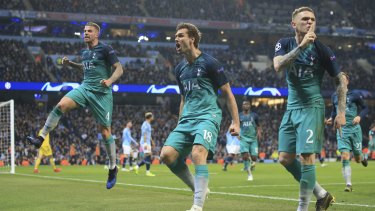Champions League Tottenham Stun Manchester City In Seven Goal