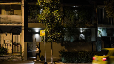 A Surry Hills brothel. Owners estimate up to a third of sex workers are university students.