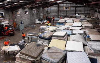 Soft Landing recycled 538,000 mattresses across all of its sites last year.