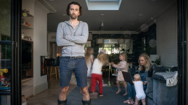 David Tennant plays a version of himself, with his real-life family adding to the unpredictability of life in lockdown in Staged.