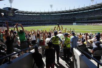 Victorian Premier Daniel Andrews is hoping for a crowd of 80,000 or more at the MCG on Boxing Day.