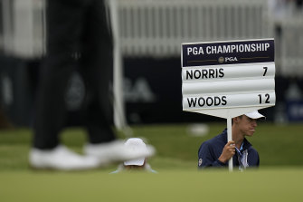 Woods slid to 12-over par after a forgettable third round.