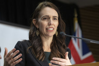 New Zealand Prime Minister Jacinda Ardern.