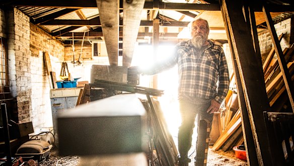 Rick Savickas attempted to start a furniture-making business out of his garage, but Victoria’s lockdowns thwarted his attempt.