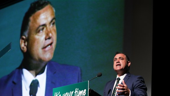NSW Deputy Premier John Barilaro at the NSW Nationals campaign launch in Queanbeyan in February 2019.