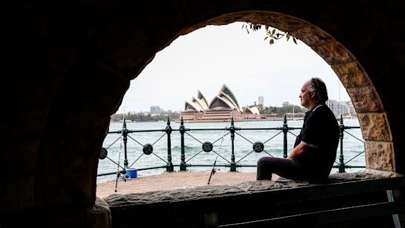Avid walker Michael Ward has already completed the Bondi to Manly track, officially opened today. 
