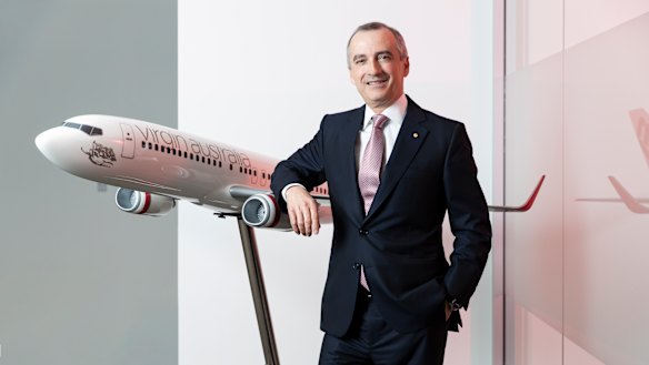 Virgin CEO John Borghetti said the airline was heading for sustainable profits. 