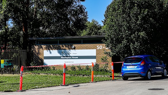 The regulator did not look into the outbreak at Newmarch House earlier this year. 