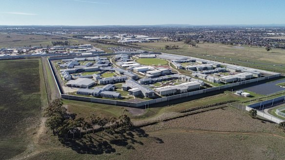 Ravenhall Correctional Centre, a medium-security prison in Melbourne's west.