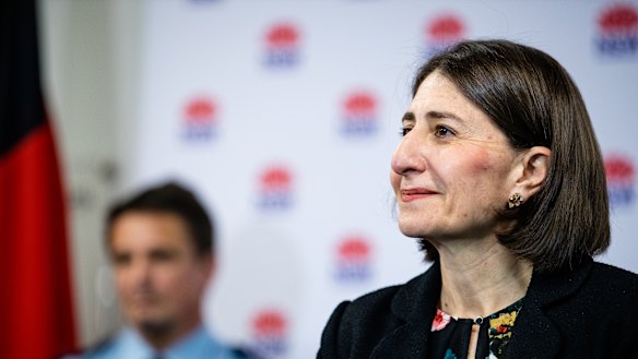 Premier Gladys Berejiklilan says it was pleasing to see people socially distancing at busy Sydney beaches on the weekend.