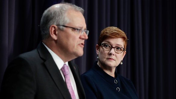 Prime Minister Scott Morrison and Foreign Affairs Minister Marise Payne defend the government's consideration of moving Australia's embassy in Israel to Jerusalem.