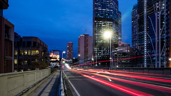 The Cahill Expressway, which will be closed to traffic for seven days in early January.