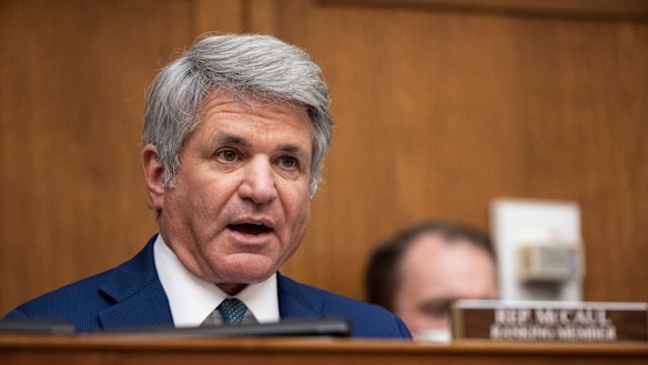 Republican Representative Michael McCaul says Joe Biden has “blood on his hands”. 